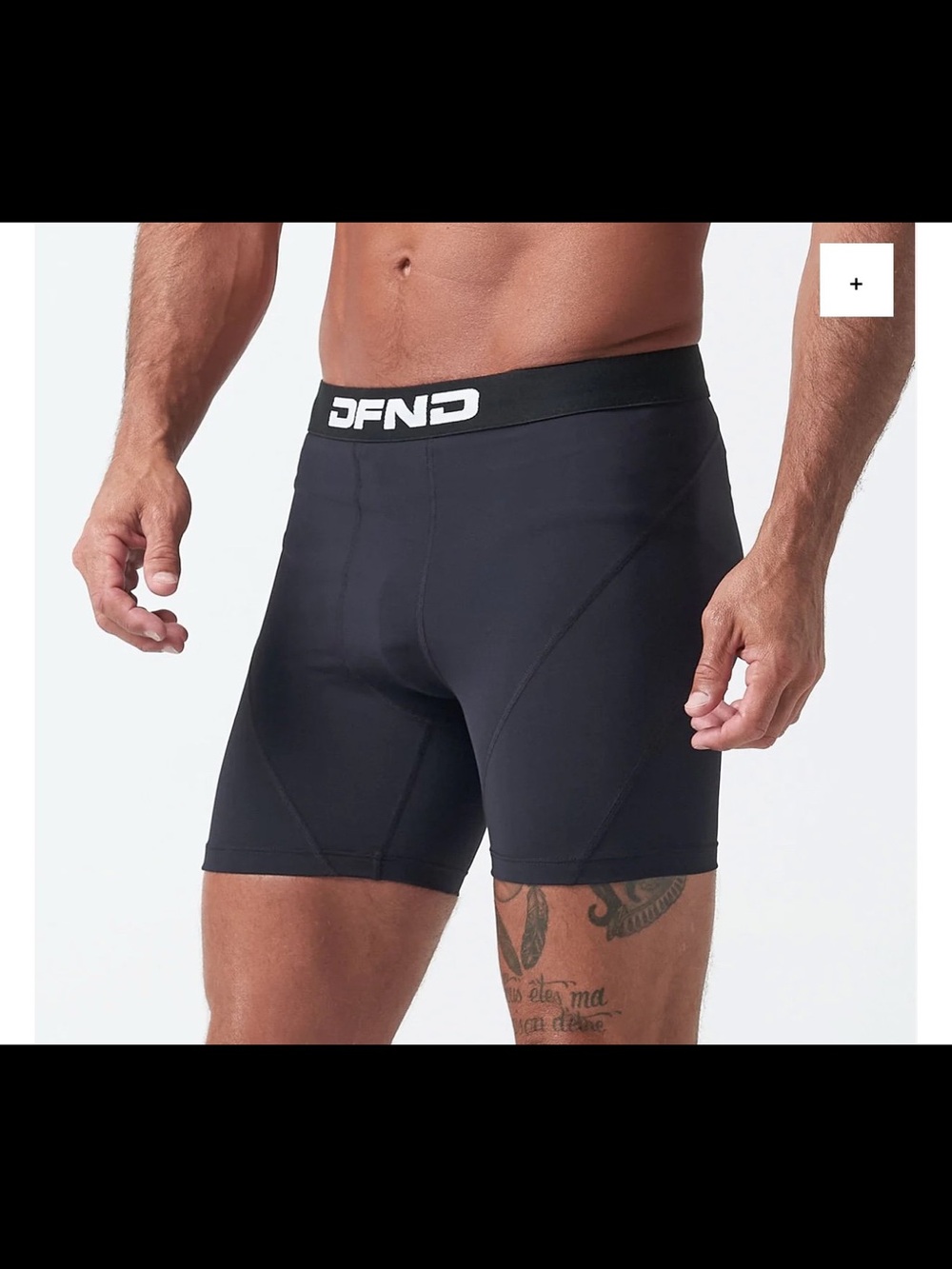 DFND ACTIVE AX COMPRESSION SHORTS 5"